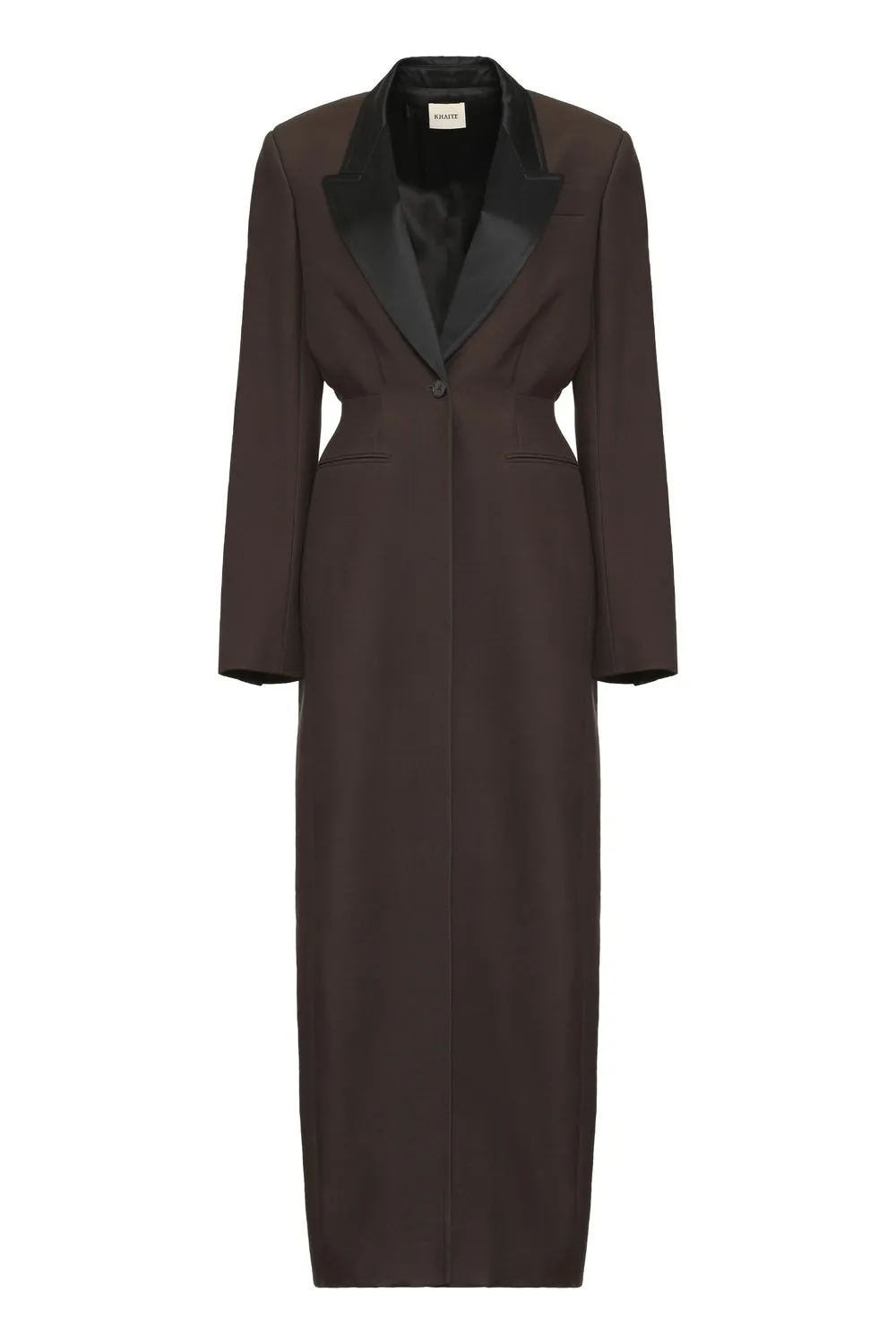 BELLOW SINGLE-BREASTED LONG COAT sold by Lord & Taylor