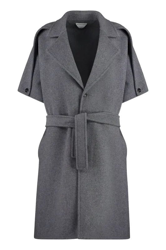 WOOL AND CASHMERE COAT made by Bottega Veneta