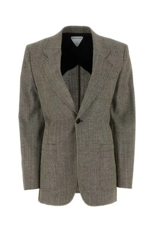 VISCOSE AND SILK BLEND BLAZER made by Bottega Veneta