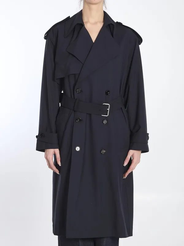 WOOL TRENCH COAT made by Bottega Veneta