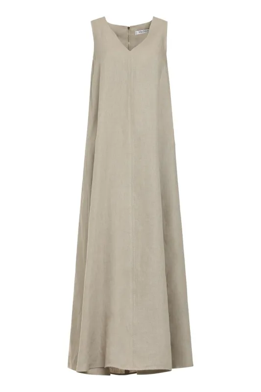 SIMEONE LINEN DRESS made by MaxMara