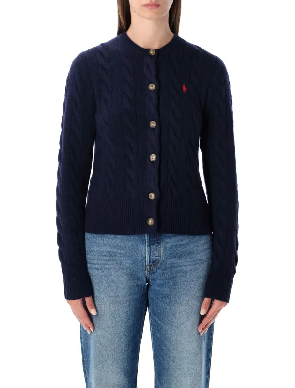 WOOL AND CASHMERE CABLE KNIT CARDIGAN made by Polo by Ralph Lauren