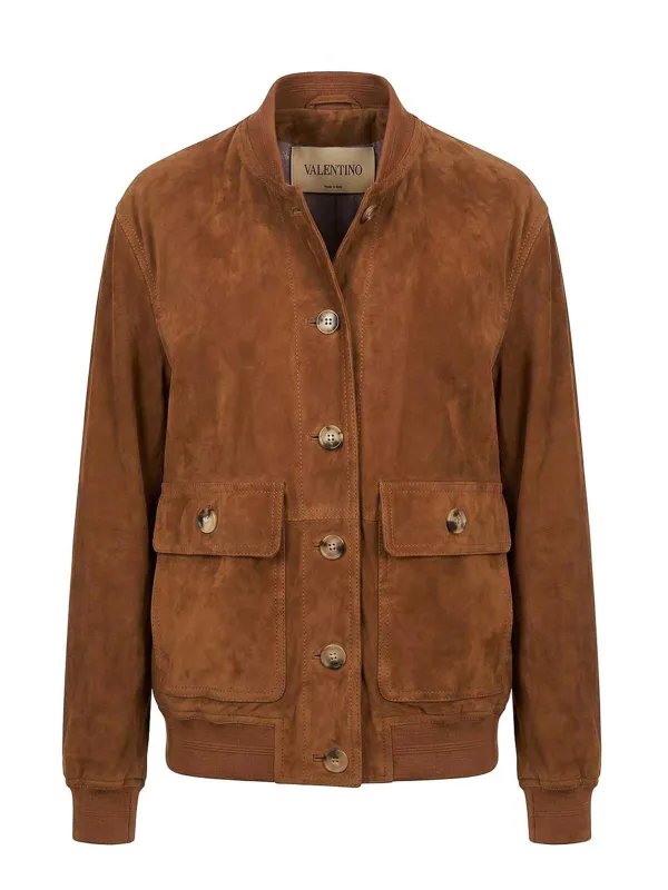 LEATHER JACKET made by Valentino Garavani