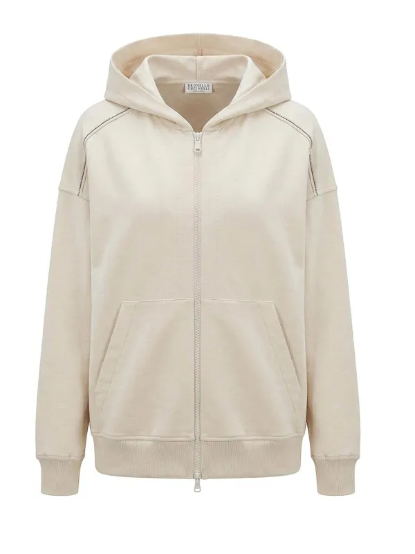 LIGHTWEIGHT FRENCH TERRY SWEATSHIRT made by Brunello Cucinelli