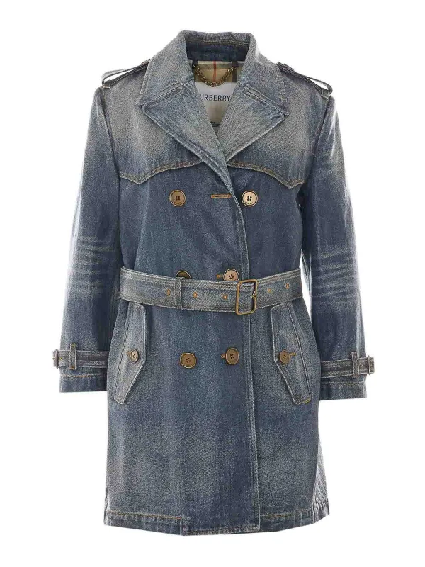 MID BLUE DENIM JACKET made by Burberry