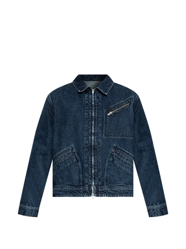LOGO-EMBROIDERED DENIM JACKET made by Kenzo