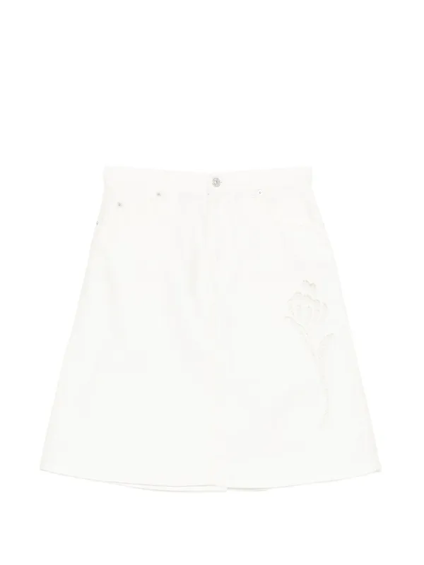 MARNI ASYMMETRICAL PLEATED MIDI SKIRT made by Marni