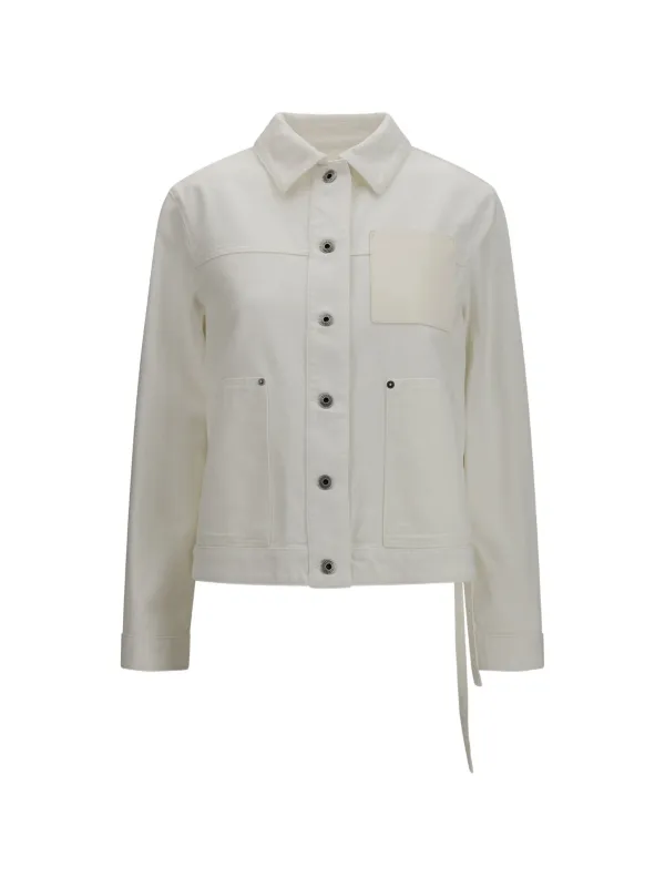 ANAGRAM-DEBOSSED DENIM JACKET made by Loewe