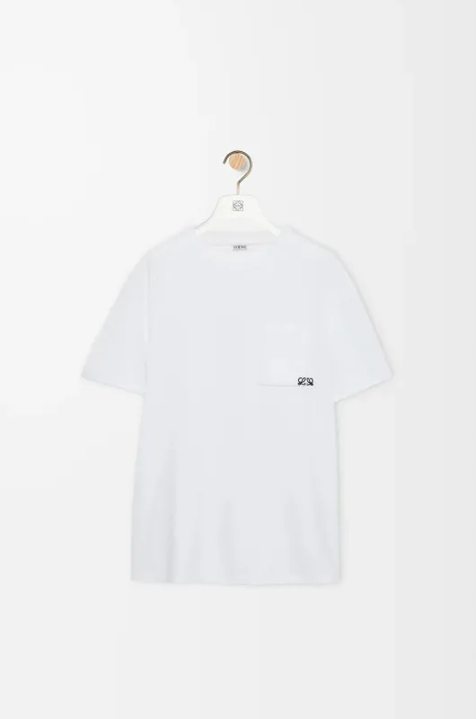 WHITE COTTON T-SHIRT made by Loewe