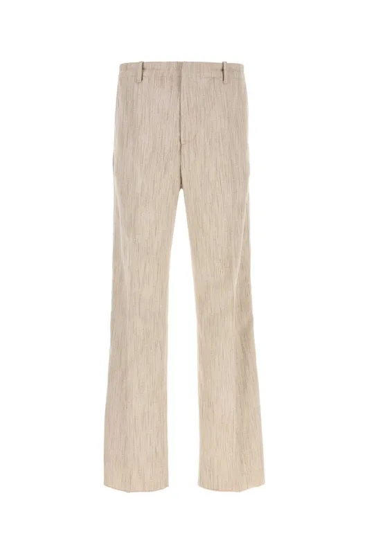 MELANGE SAND VISCOSE BLEND PANT made by Bottega Veneta