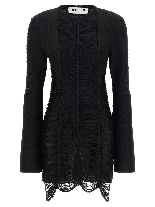 Fringed dress made by The Attico