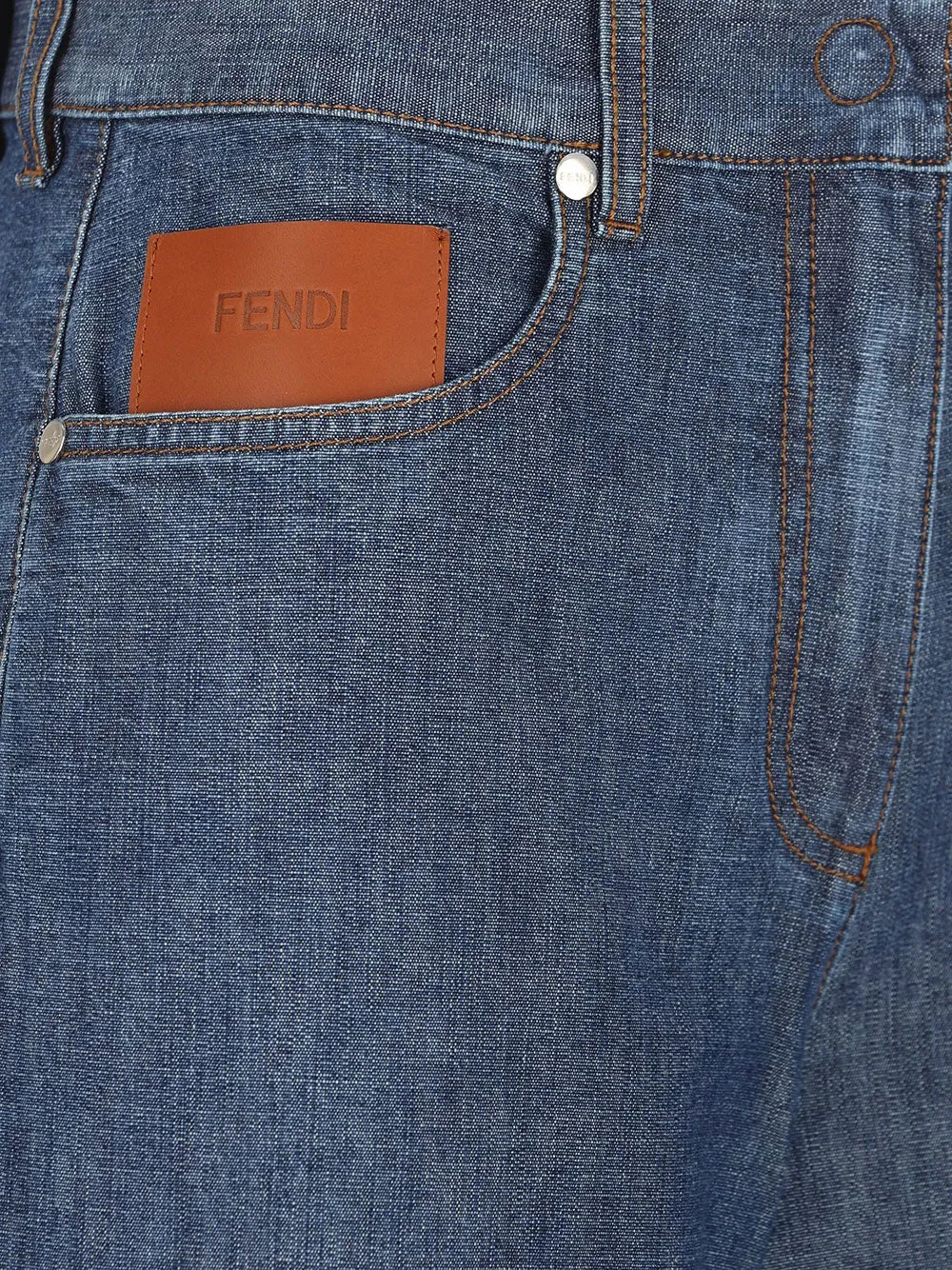 FF CHAMBRAY LONG JEANS sold by Lord & Taylor product image thumbnail 4