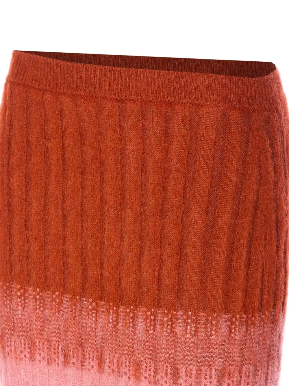 GRADIENT MOHAIR AND WOOL HIGH-WAISTED MIDI SKIRT sold by Lord & Taylor product image thumbnail 3