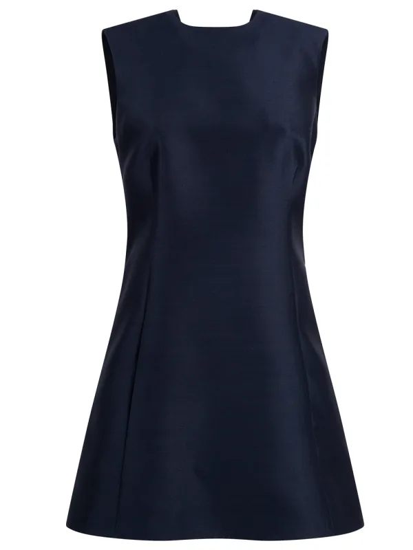 WOOL MINI DRESS WITH BUTTON made by Balenciaga