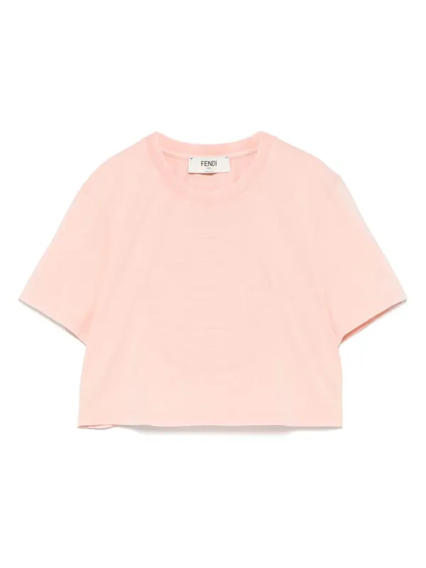 3D FENDI ROMA CROPPED T-SHIRT made by Fendi