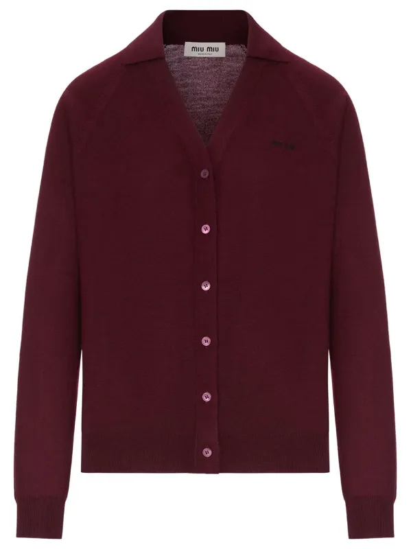 WOOL CARDIGAN made by Miu Miu