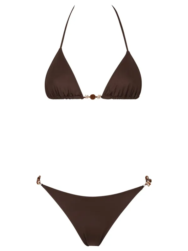 BIKINI WITH BEADED DETAILING made by Lord & Taylor