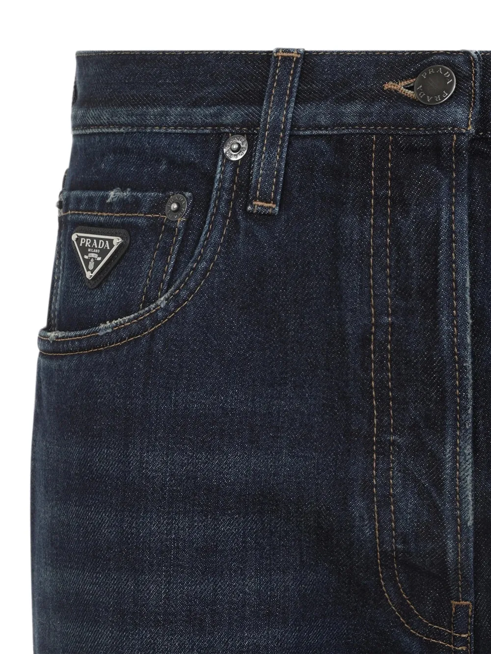 WASHED DENIM WIDE-LEG JEANS sold by Lord & Taylor product image thumbnail 3