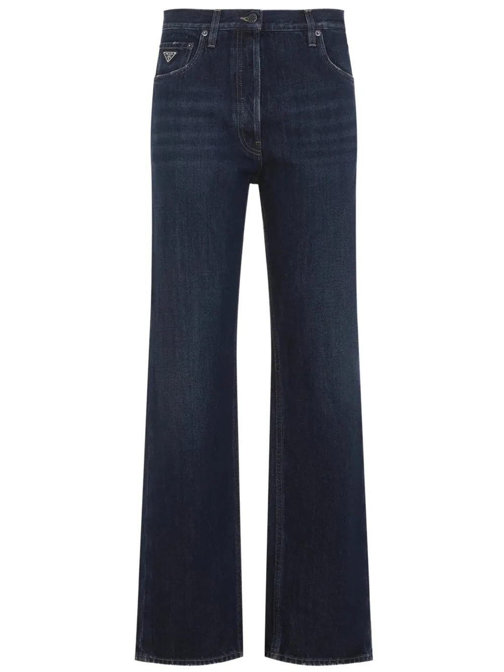 WASHED DENIM WIDE-LEG JEANS sold by Lord & Taylor