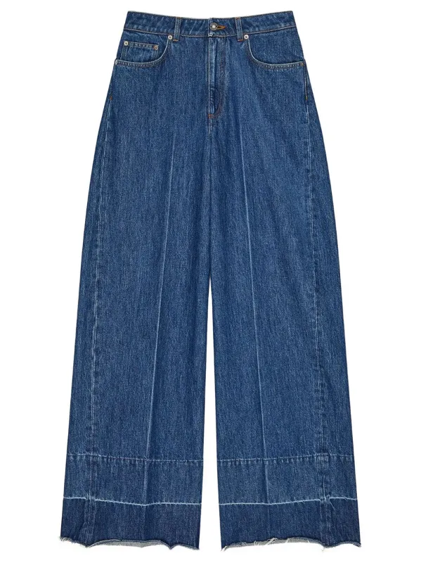 5 POCKETS WIDE-LEG JEANS made by Givenchy
