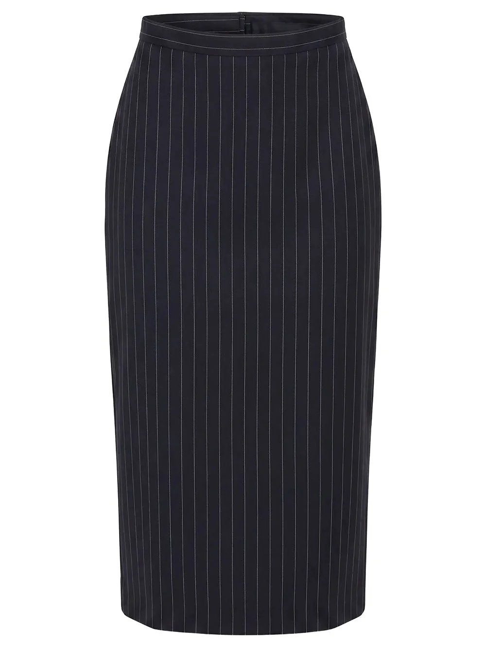 MIDI STRIPED WOOL SKIRT sold by Lord & Taylor