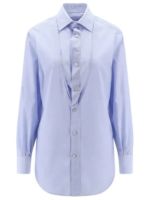 FOLDED COLLAR POPLIN SHIRT made by Maison Margiela