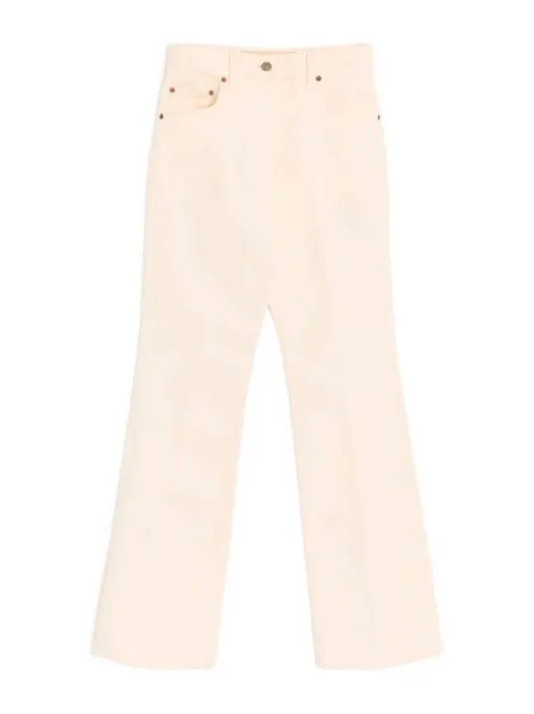 FLARED DENIM JEANS made by Valentino Garavani