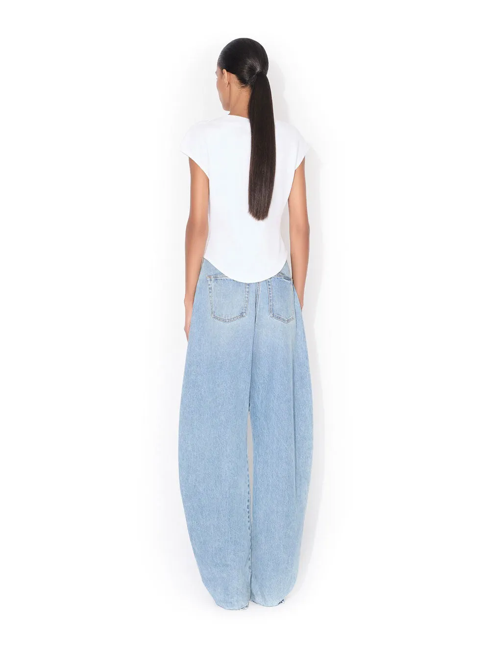 CAP COTTON FITTED T-SHIRT sold by Lord & Taylor product image thumbnail 3