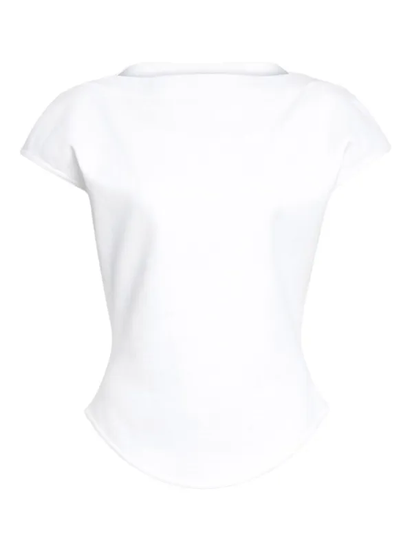 CAP COTTON FITTED T-SHIRT made by Alaia