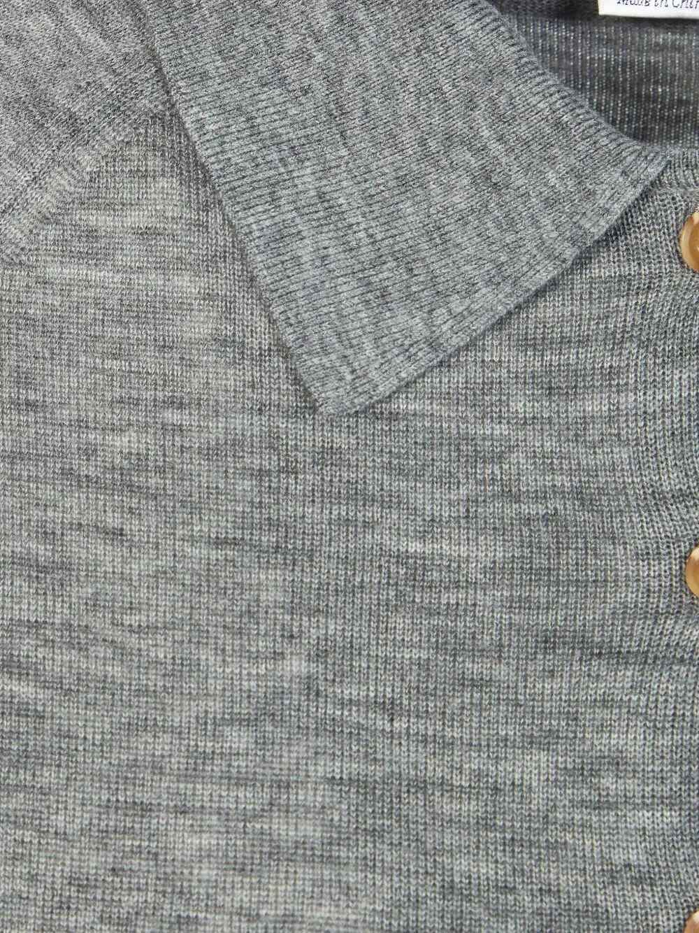 LIGHTWEIGHT FINE GUAGE KNITTED POLO TOP sold by Lord & Taylor product image thumbnail 3