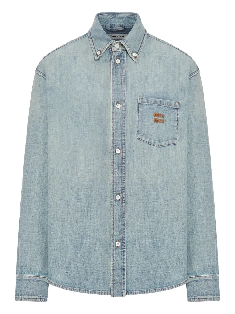 CHAMBRAY DENIM SHIRT sold by Lord & Taylor