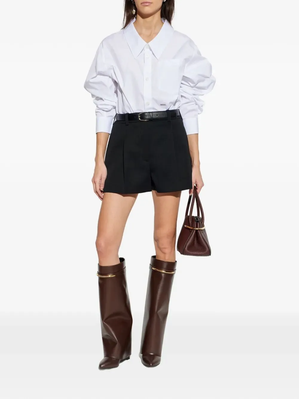 PLEATED WOOL SHORTS sold by Lord & Taylor product image thumbnail 2