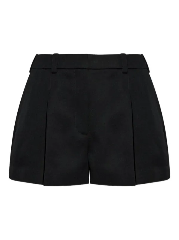 PLEATED WOOL SHORTS made by Givenchy
