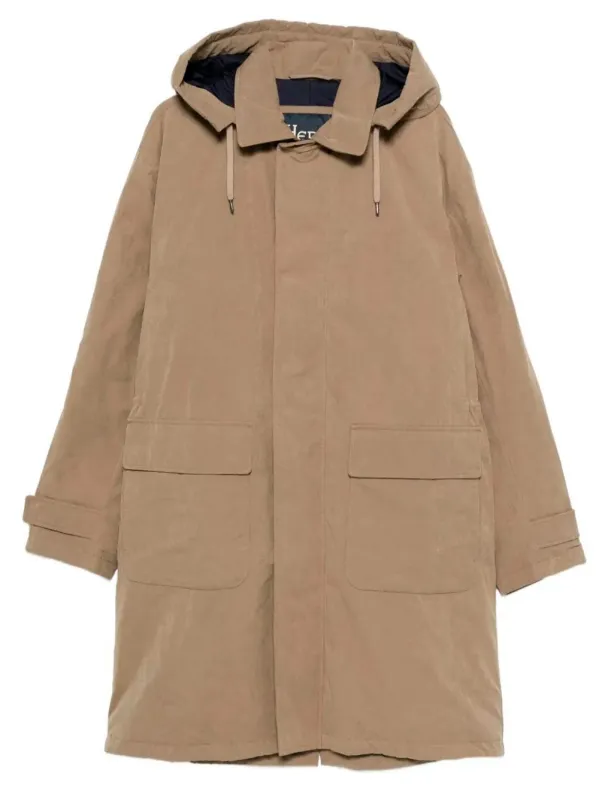 PADDED LONG PARKA WITH HOOD made by Herno