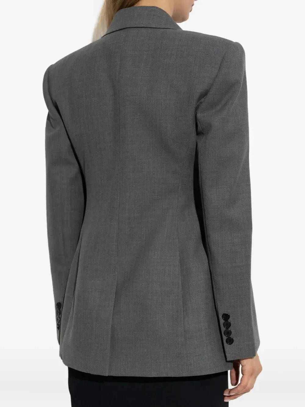 DOUBLE-BREASTED WOOL STRUCTURED JACKET sold by Lord & Taylor product image thumbnail 4