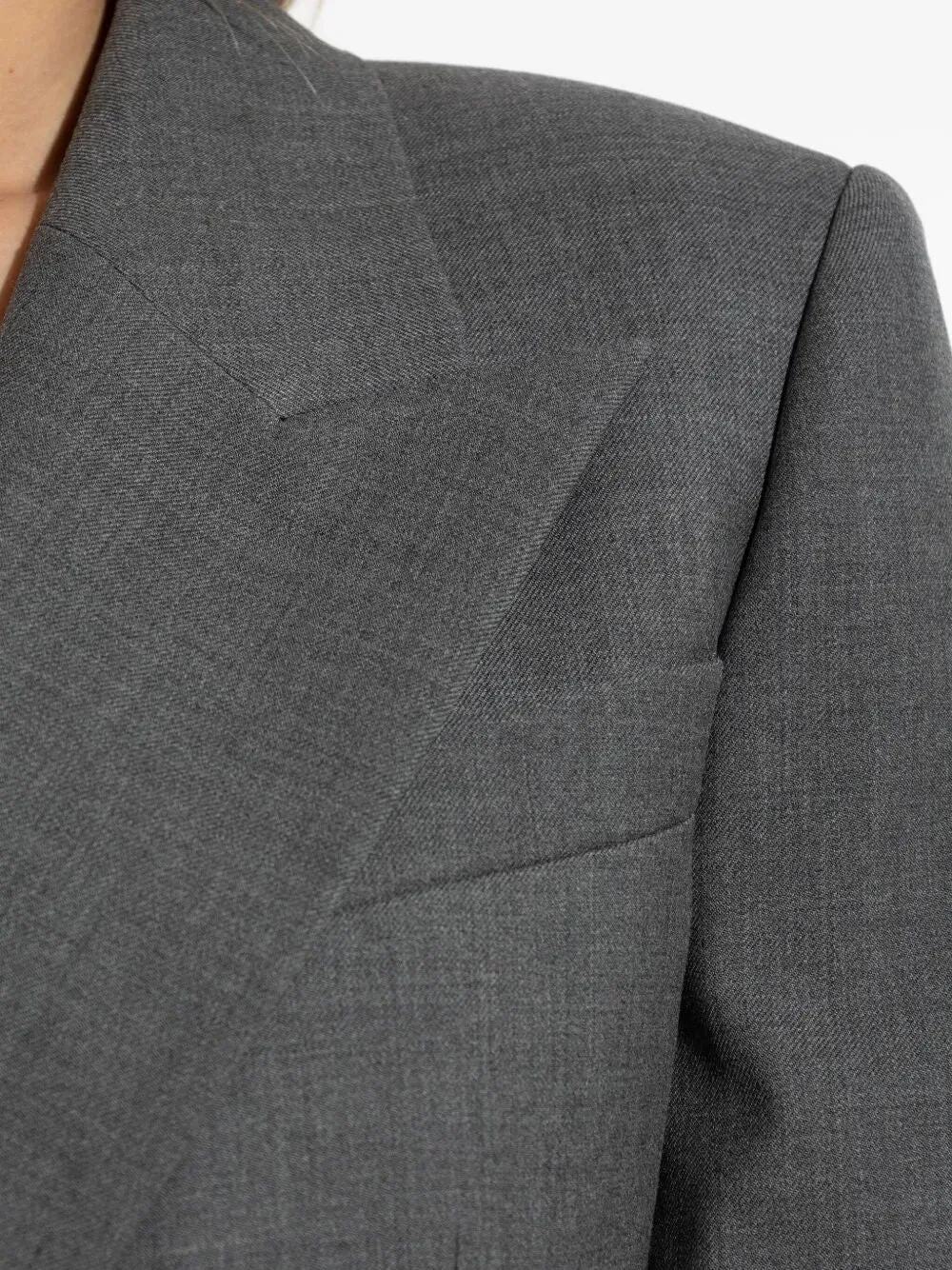 DOUBLE-BREASTED WOOL STRUCTURED JACKET sold by Lord & Taylor product image thumbnail 5