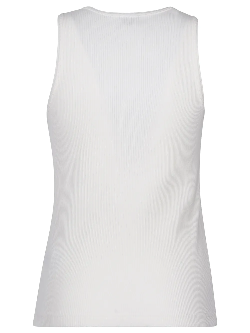 COMPACT COTTON RIBBED JERSEY TANK TOP sold by Lord & Taylor product image thumbnail 2