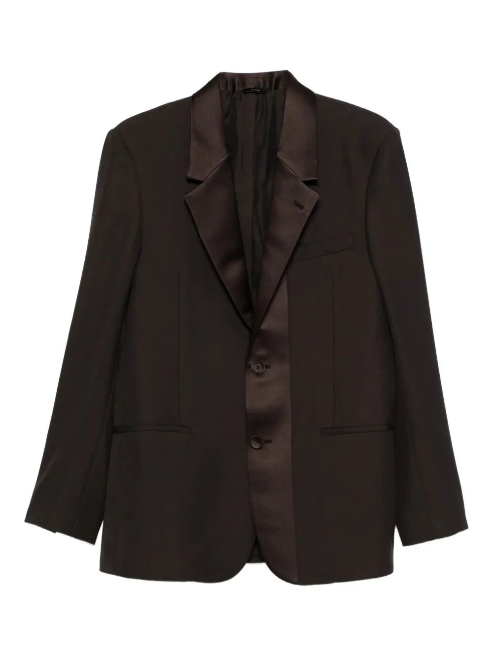 SINGLE-BREASTED WOOL CRÊPE TAILORED BLAZER sold by Lord & Taylor