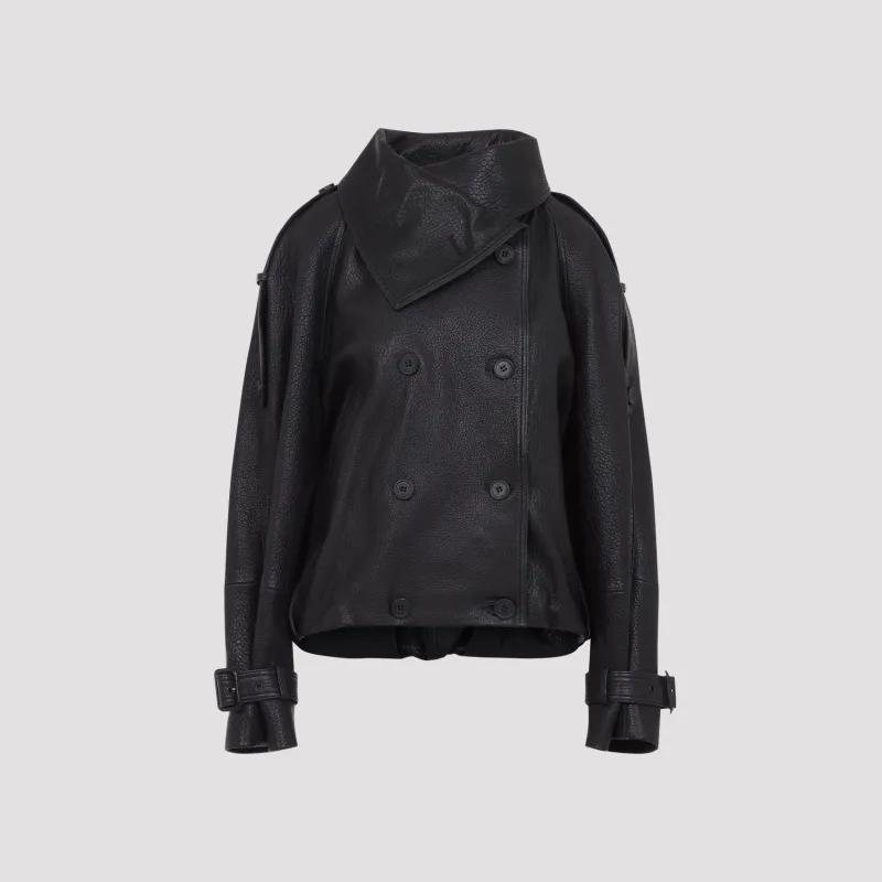 Acne Studios Leather Bomber Jacket made by Acne Studios