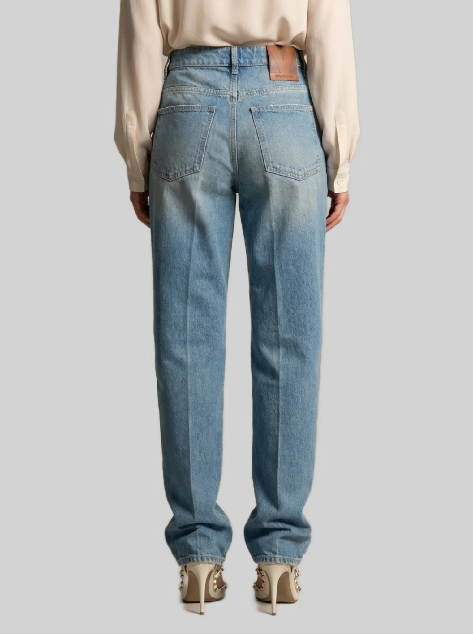 Flare denim pants sold by Lord & Taylor product image thumbnail 2