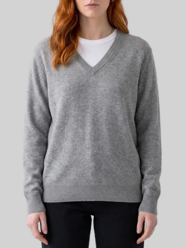 Taupe grey Phora sweater made by The Row
