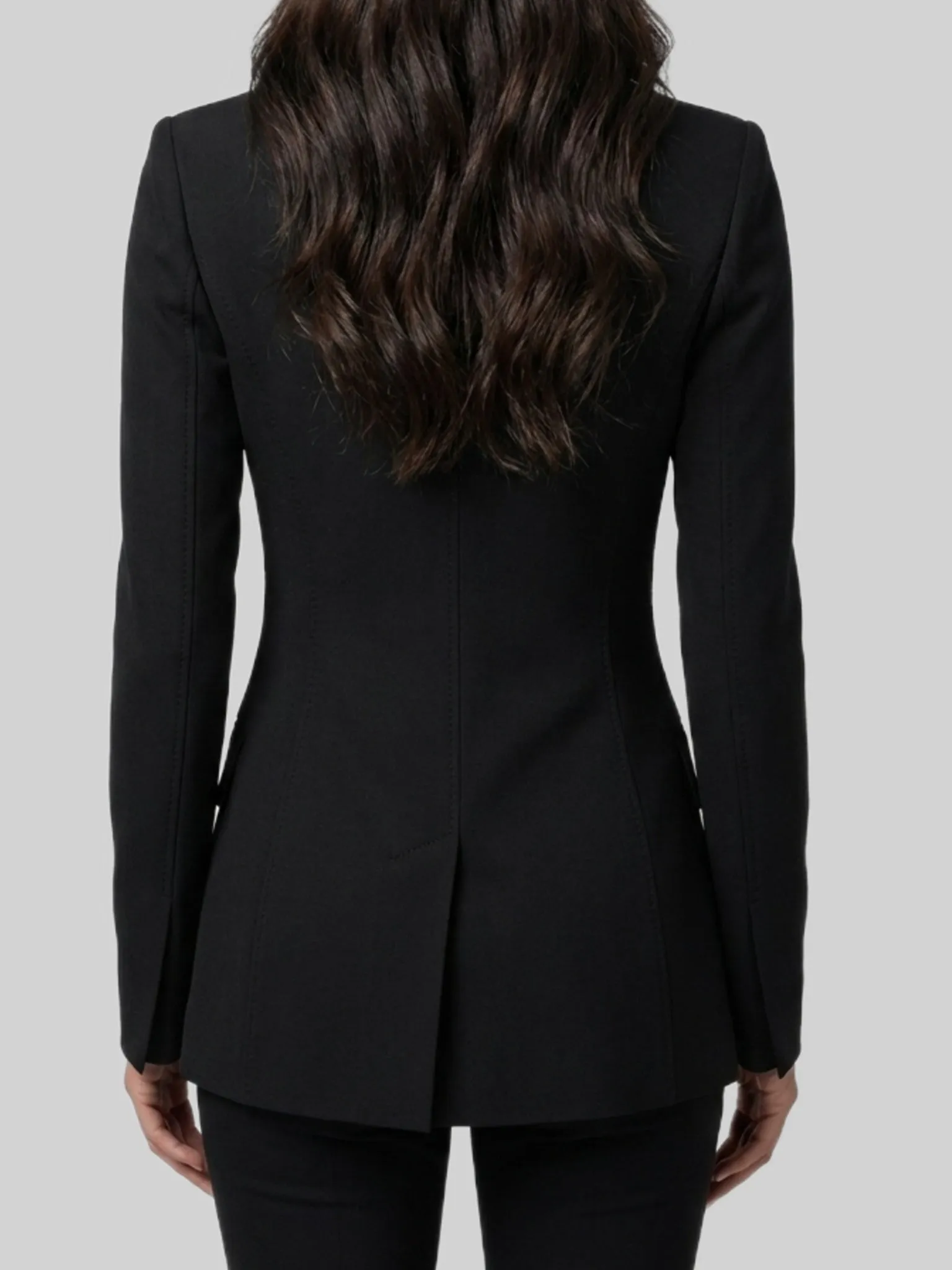 Double-breasted wool jacket sold by Lord & Taylor product image thumbnail 2