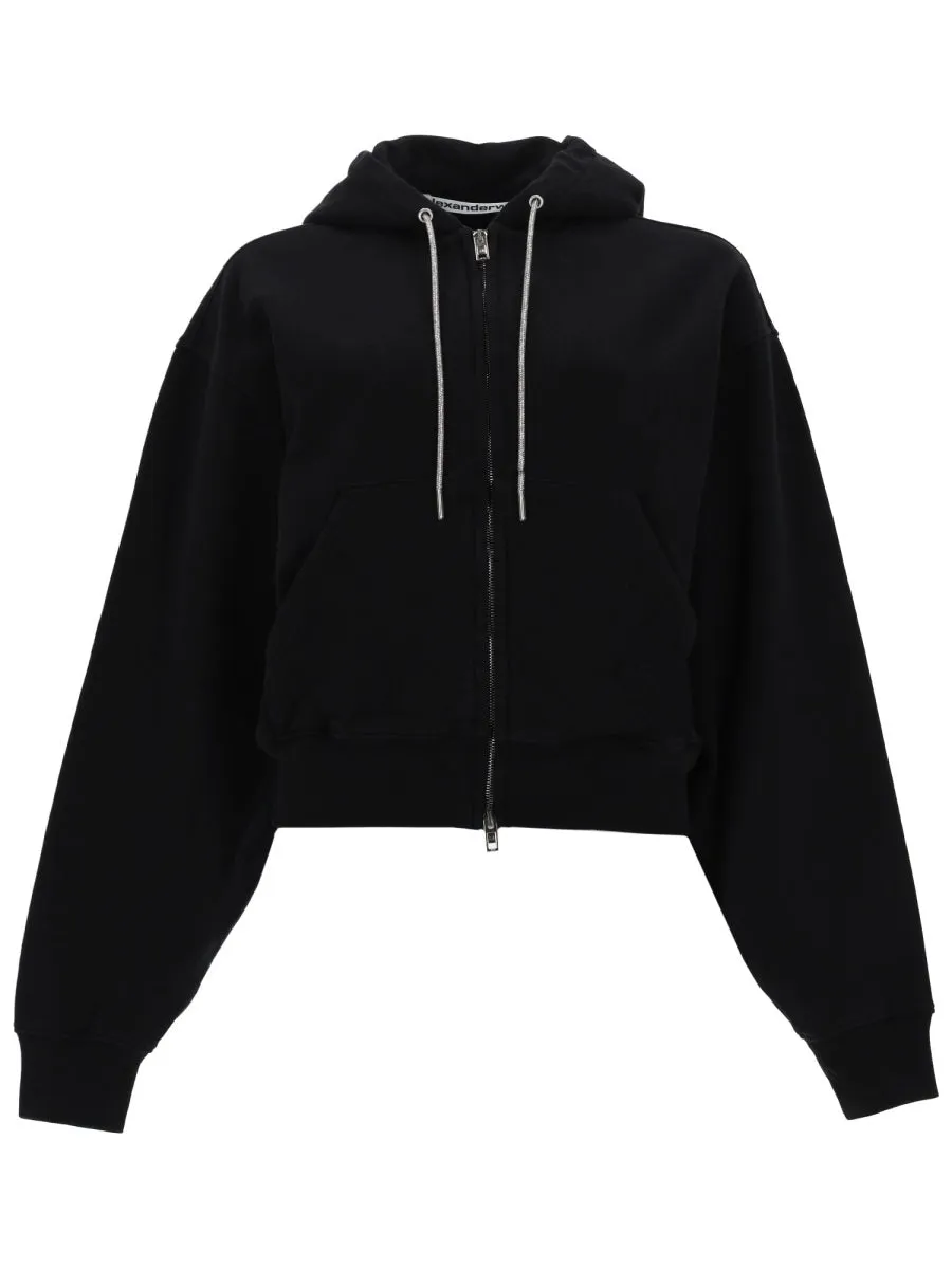 FELPA CON ZIP E CAPPUCCIO sold by Lord & Taylor