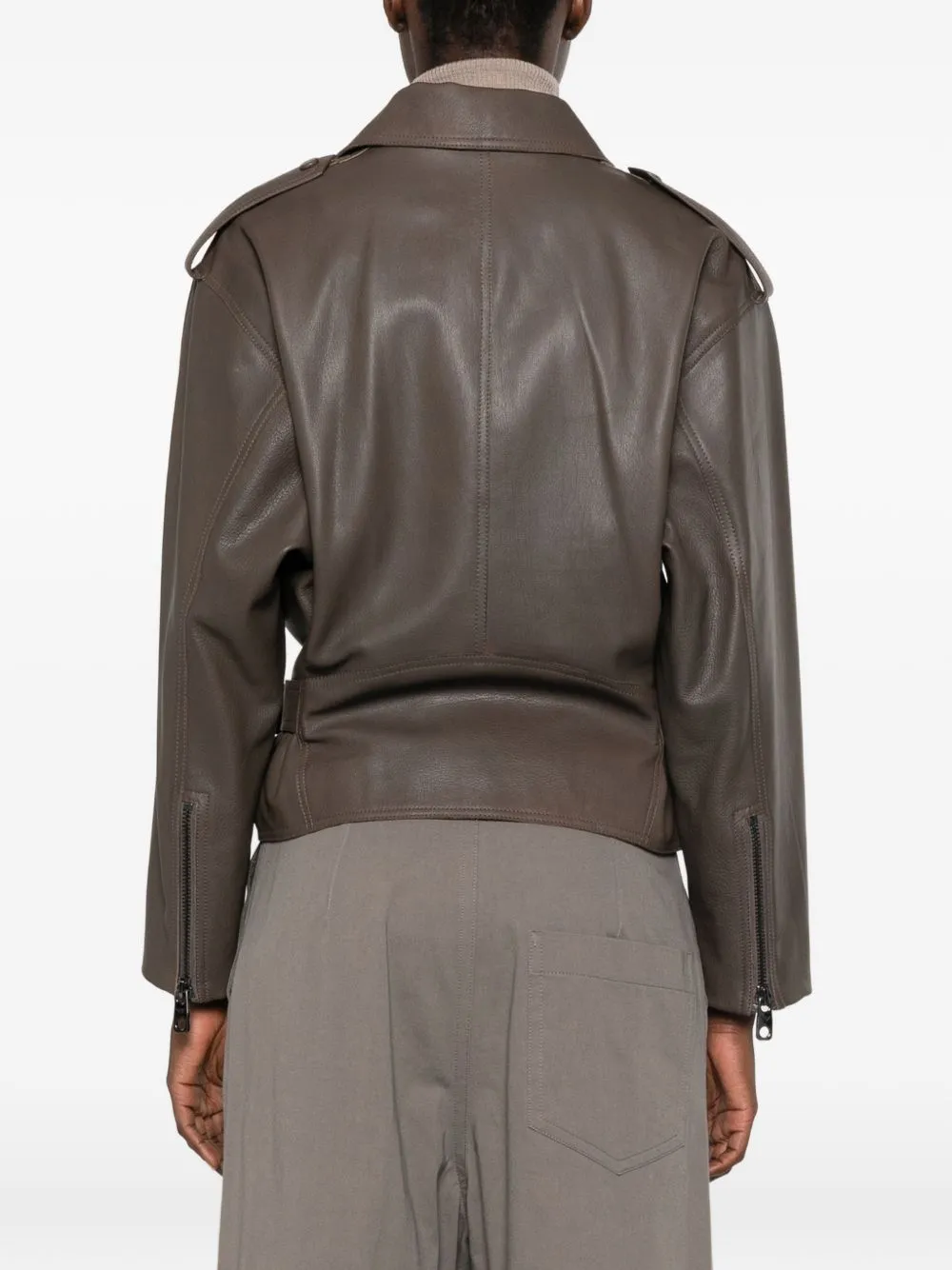 LEATHER JACKET sold by Lord & Taylor product image thumbnail 2