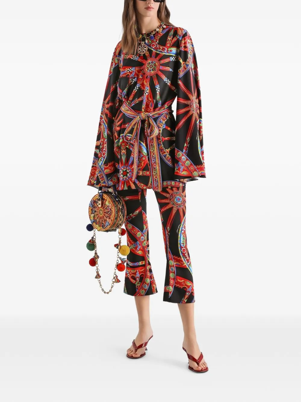 CARRETTI SILK PRINTED MINI DRESS sold by Lord & Taylor product image thumbnail 3