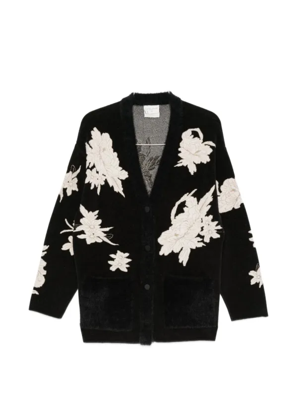 JACQUARD CARDIGAN made by Forte Forte