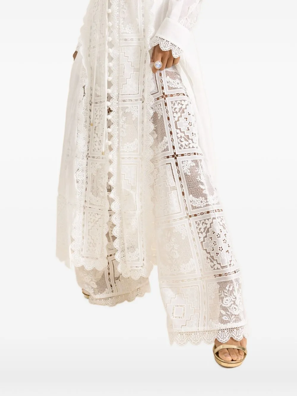 ASTER EMBROIDERED TROUSERS sold by Lord & Taylor product image thumbnail 2