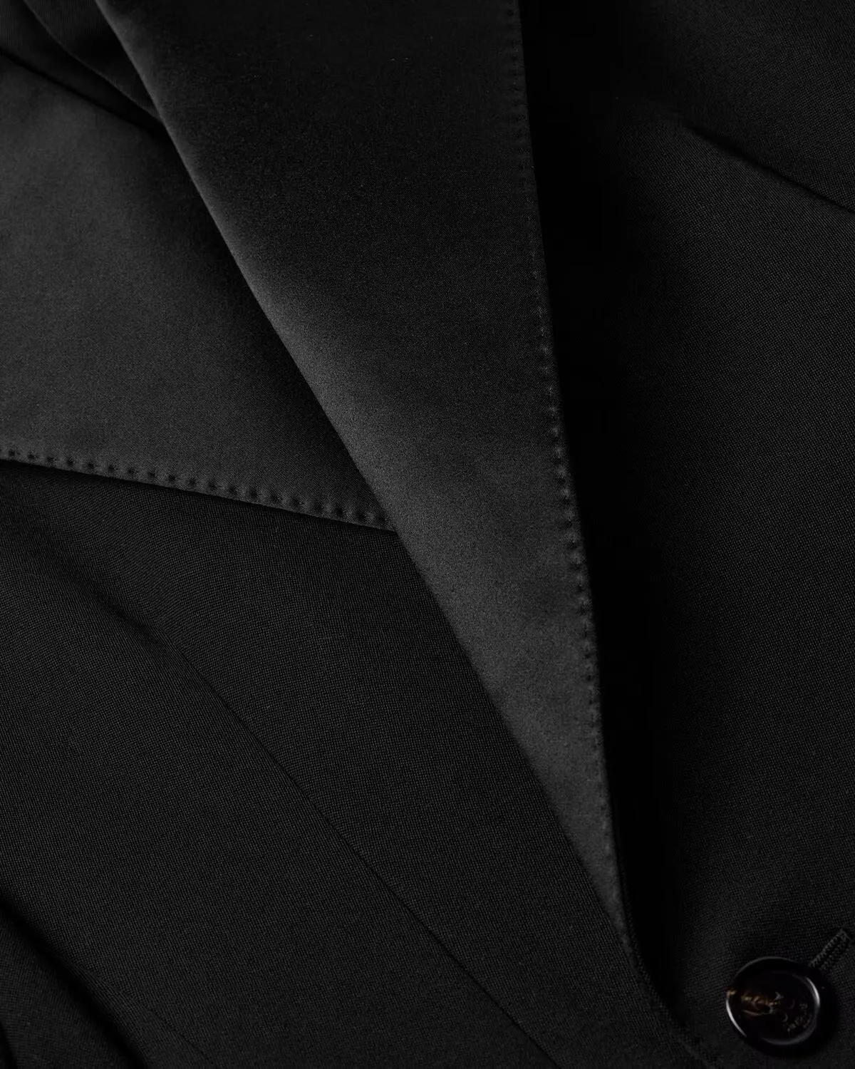 Double-breasted tuxedo jacket in grain de poudre sold by Lord & Taylor product image thumbnail 2