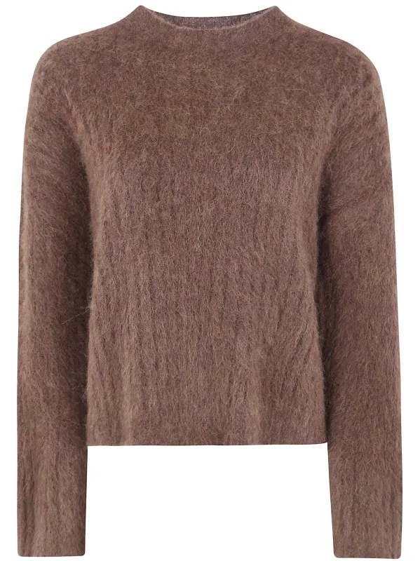 "FLUFFY WOOL" CREWNECK TOP made by UMA WANG