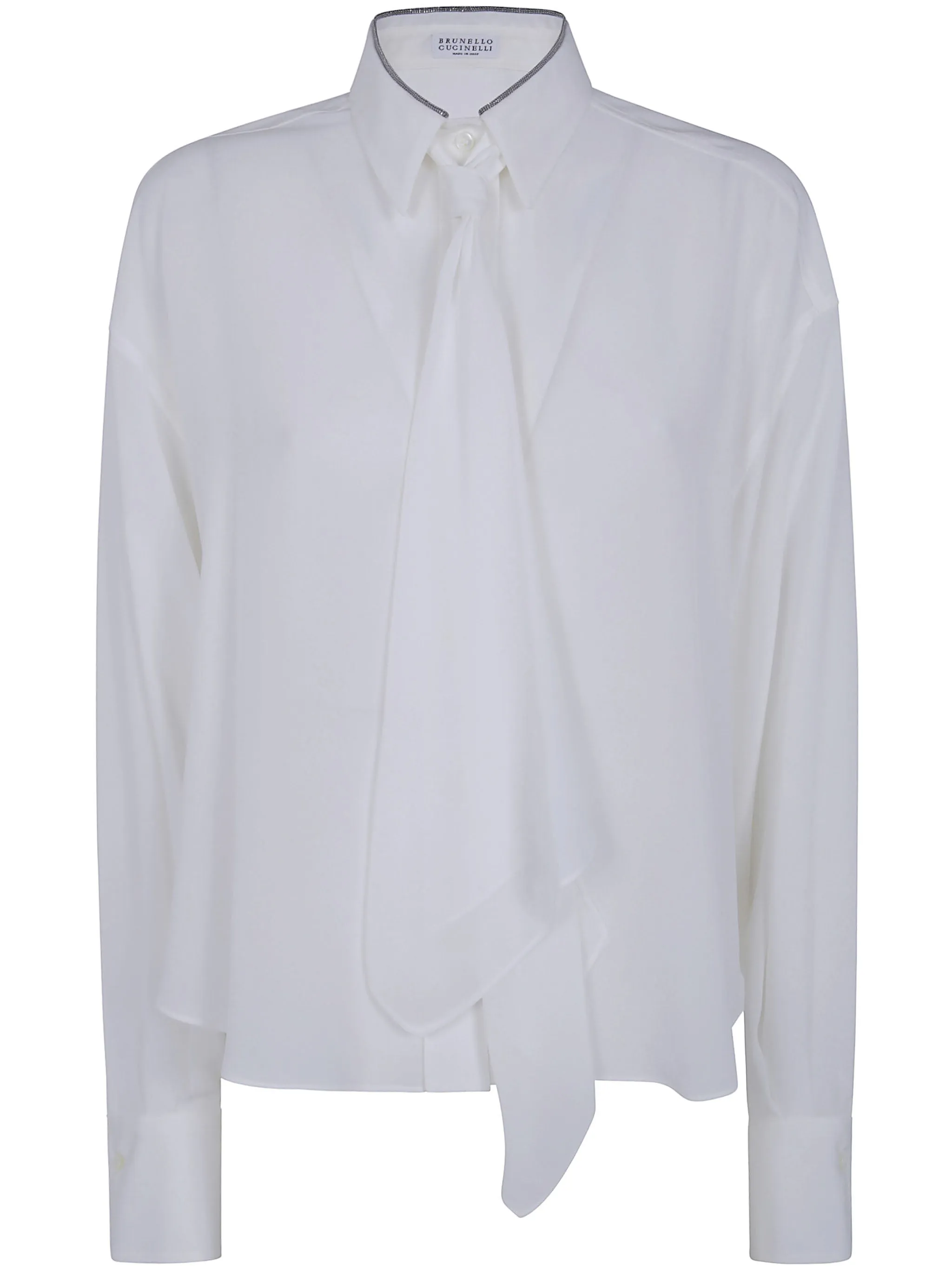 RIBBON SILKY SHIRT sold by Lord & Taylor